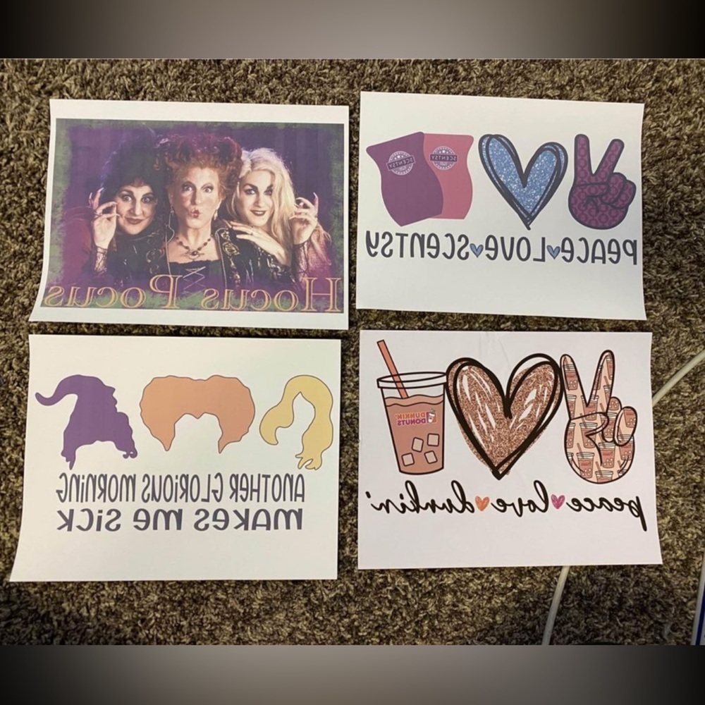 Sublimation Prints for Shirts, Sweaters, Pillows, and More